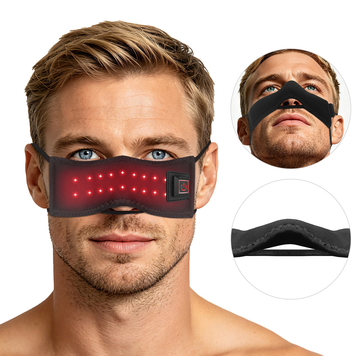 Red Light Heated Nasal Mask
